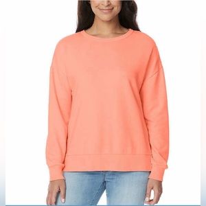 Buffalo Ladies' Crewneck Coral Peach Pullover